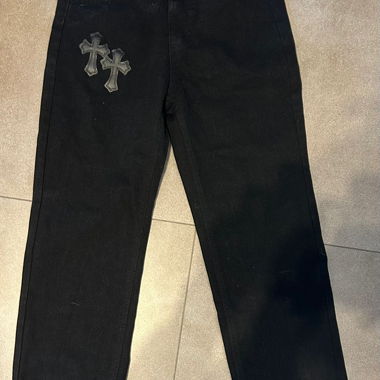 Jeans neri Chrome Hearts 