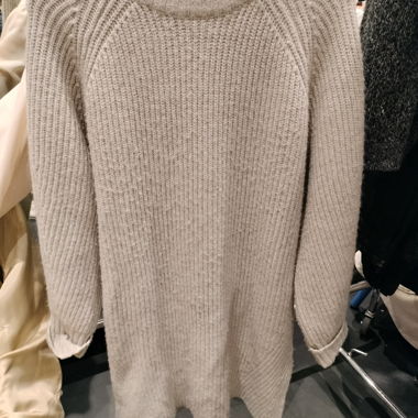 Beige knit sweater