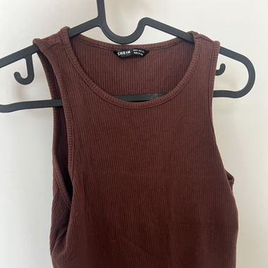 Crop Top Braun