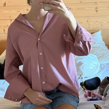 rosa bluse