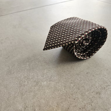 Krawatte aus Seide Yves Gerard Braun