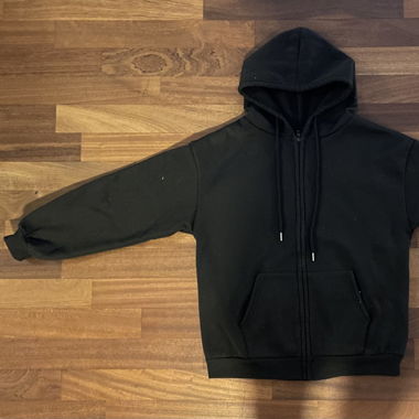 Schwarzer Hoodie Grösse S