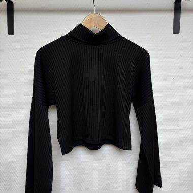 Black Turtleneck Sweater