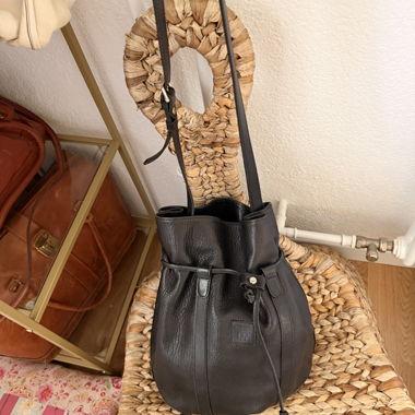 Borsa in pelle Nina Ricci nera