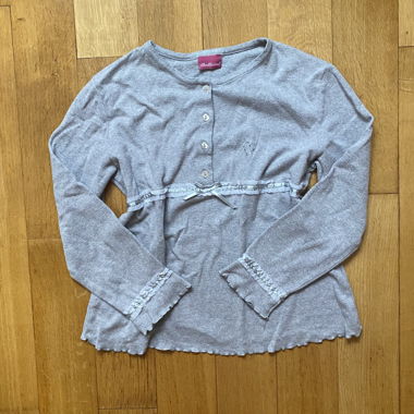Top Babydoll Grigio Vintage