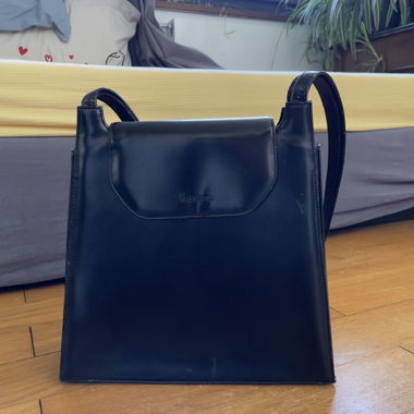 Raf Valentino schwarze Ledertasche (Italien)