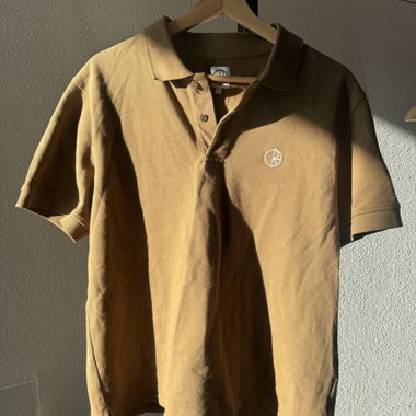 Polar Skate Co. tan polo shirt 