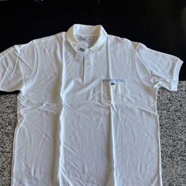 T-shirt basic blanc Lacoste 