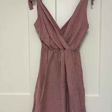 Pink Wrap Dress