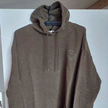 Hoodie lang, Kleid mit Kapuze