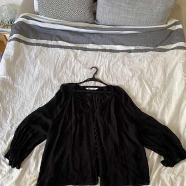 Schwarze Bluse