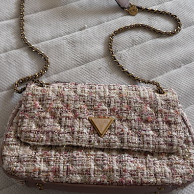 Guess Tweed Crossbody Bag