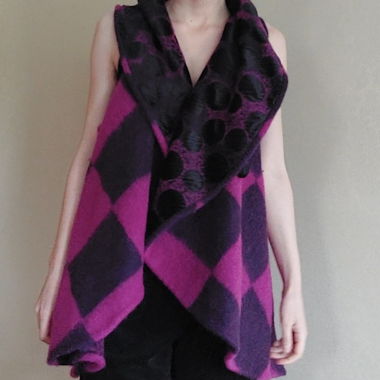 colourful and fun poncho/vest