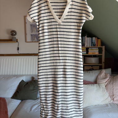MNG Striped Knit Dress