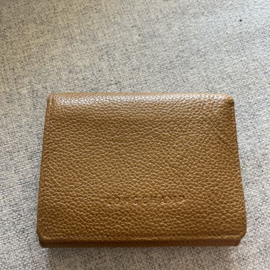 Portafoglio Longchamp pieghevole marrone