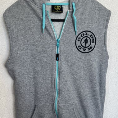 Gilet con cappuccio Gold's Gym