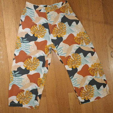 Pantalon d'été à fleurs
