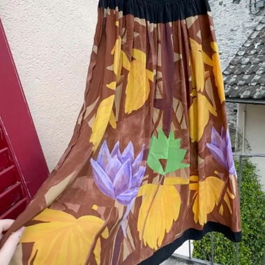 gonna vintage di seta