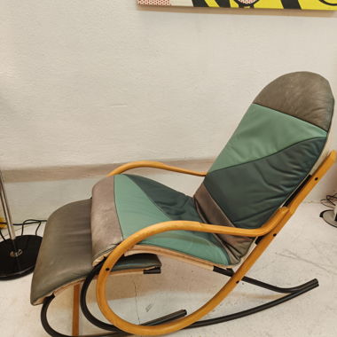 vintage Strässle Nonna sedia a dondolo 