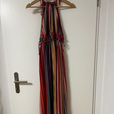 Virales Mango Kleid Bunt