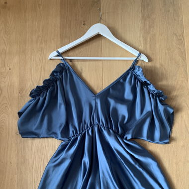 Jumpsuit blau, S/M