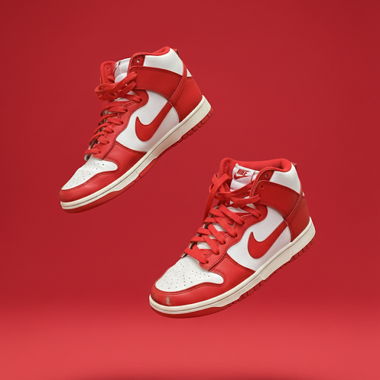 Nike Air rouges et blanches