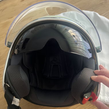 Casco Vespa con visiera