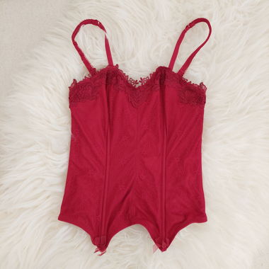 Y2k red corset top - S/M