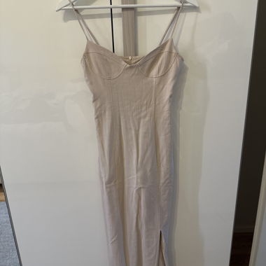 Beige Slip Dress