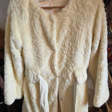 White Faux Fur Coat