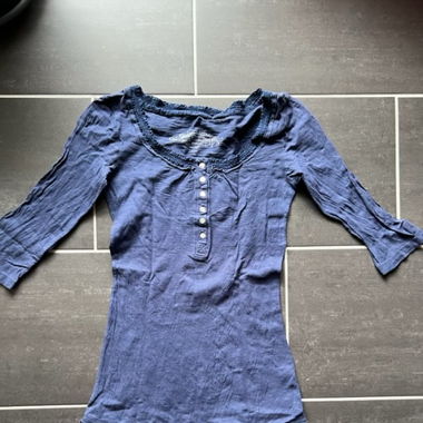 3/4 Arm Shirt blau