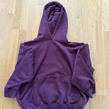 Felpa oversize bordeaux