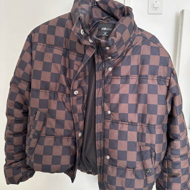 FB Sister Checked Puffer Jacket