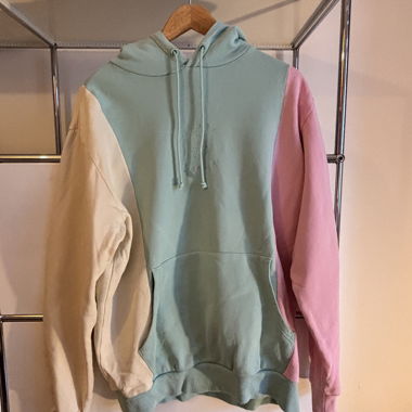 Color Block Ice Cream Hoody Teddy Fresh