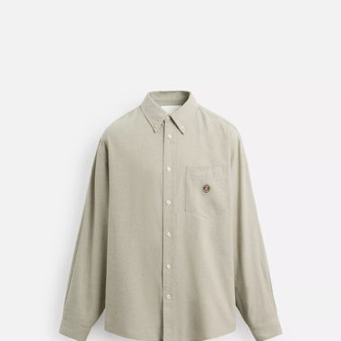Camicia denim ricamata