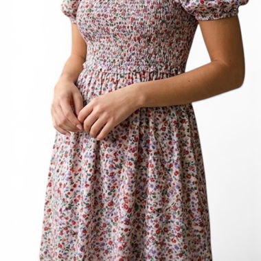 Floral Carmen Dress