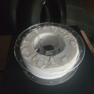 White Filament Spool