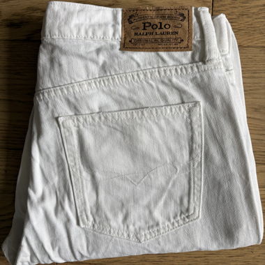 Jeans blanc Polo Ralph Lauren, original, neuf