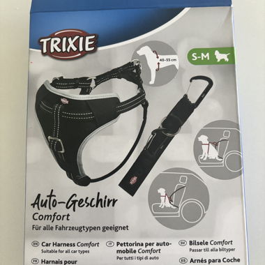 Trixie Car Harness S-M for Dogs