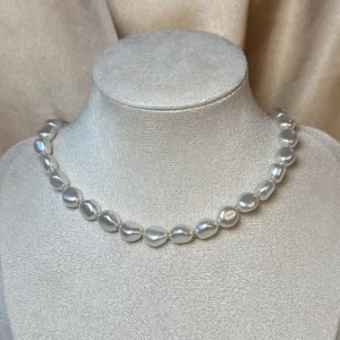 Handmade Faux Pearl Necklace
