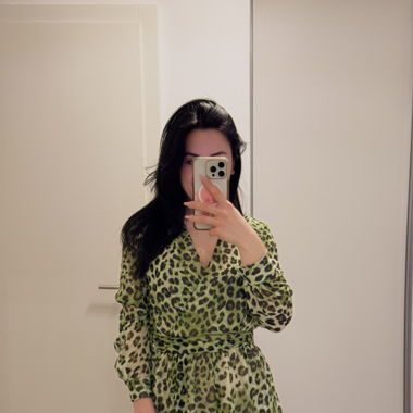 Leopard printed dress