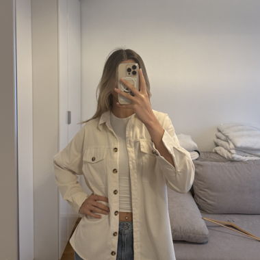 Cream Hemdjacke
