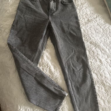 Straight grey jeans
