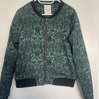 Veste bomber à motifs
