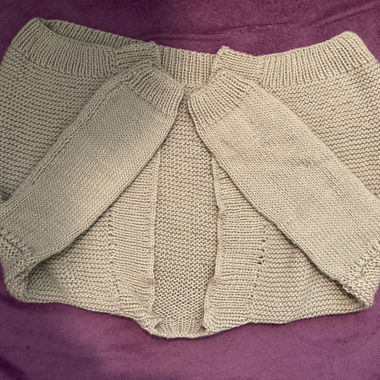 Jacket tricotée à la main 