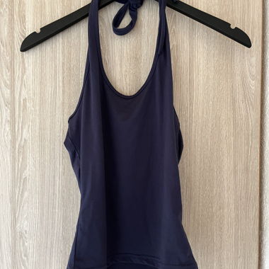 Navy Racerback Tank Top