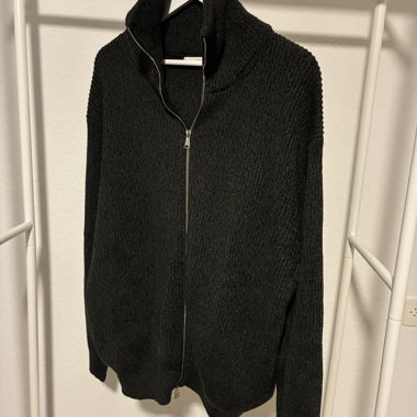 Cardigan Zara in maglia con zip