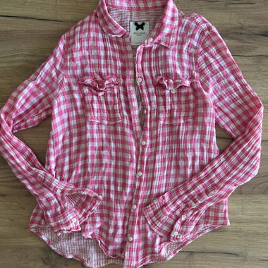 Pinkes Karoshirt von Gilly Hicks
