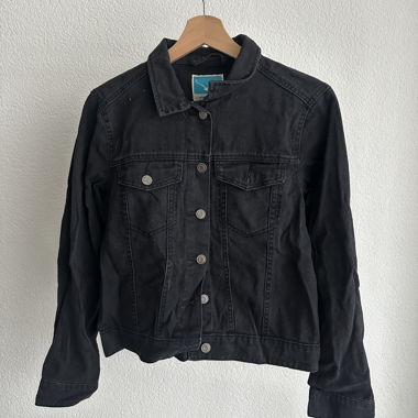 Veste en jean Twintip noire