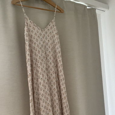Blumen Kleid lang